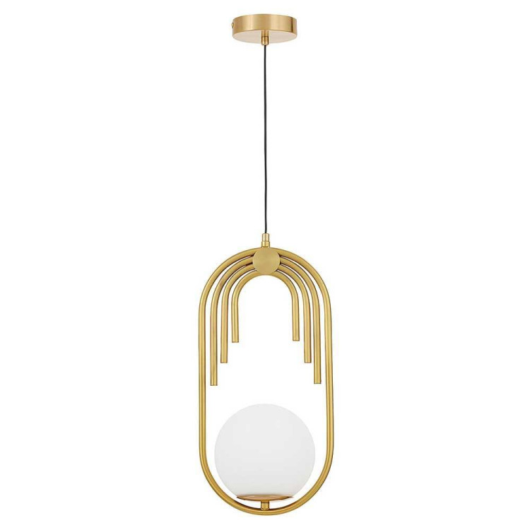 Подвесной светильник Lumina Deco Zanetti LDP 5522-1 WT+MD Подвесной светильник Lumina Deco Zanetti LDP 5522-1 WT+MD