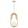Подвесной светильник Lumina Deco Zanetti LDP 5522-1 WT+MD Подвесной светильник Lumina Deco Zanetti LDP 5522-1 WT+MD