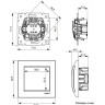 Выключатель одноклавишный Legrand Valena Classic IP44 белый 774201