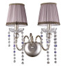 Бра Crystal Lux Alegria AP2 Silver-Brown