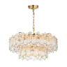 5069/22 HALL (В 2-Х КОРОБКАХ) ODL24 621 золото/прозрачный/металл/хрусталь Люстра E14 22*40W BULLON