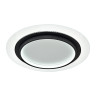 7732/80L MITRA LED SN 078 Светильник металл/акрил/белый/прозрачный/черный LED 80Вт 3000-6000К D480 IP20 пульт ДУ SUNNY