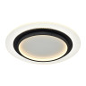7732/80L MITRA LED SN 078 Светильник металл/акрил/белый/прозрачный/черный LED 80Вт 3000-6000К D480 IP20 пульт ДУ SUNNY