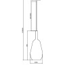 Подвесной светильник Maytoni MOD271PL-01B7