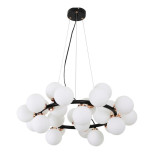 Подвесная люстра Lumina Deco Marsiada LDP 6033-25 BK+GD Подвесная люстра Lumina Deco Marsiada LDP 6033-25 BK+GD