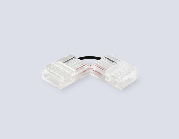 Соединитель угловой AMBRELLA LIGHT ILLUMINATION COB 12/24V для лент 12mm (2 конт.) (10шт. в комплекте) GS6871