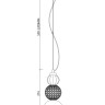 Подвесной светильник Maytoni P069PL-L16CH3K