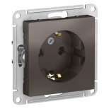 Розетка силовая Schneider Electric Atlas Design мокко