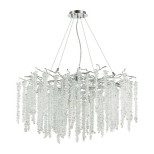 5004/14 HALL ODL23 637 серебристый/прозрачный металл/хрусталь Люстра G9 14*40W BANCHE