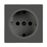 Розетка Werkel с заземлением серо-коричневая WL07-SKG-01-IP20 4690389054051