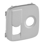 Лицевая панель Legrand Valena Allure для розетки TV+RJ-45, алюминий 754837