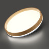 7684/DL BASICA SN 166 Светильник пластик/кор. под дер. LED 48Вт 4000K D390 IP43 GARI WOOD