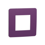 Рамка Schneider Electric Unica Studio Color на 1 пост, лиловый/бежевый