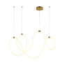 Подвесной светодный светильник Arte Lamp Klimt A2850SP-80PB