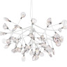 Подвесная светодиодная люстра Crystal Lux Evita SP63 White/Transparent