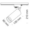 Трековый светильник Technical TR004-1-GU10-GF