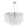 5004/8 HALL ODL23 637 серебристый/прозрачный металл/хрусталь Люстра G9 8*40W BANCHE
