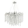 5004/8 HALL ODL23 637 серебристый/прозрачный металл/хрусталь Люстра G9 8*40W BANCHE