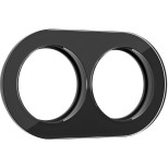 Рамка Werkel Favorit Runda на 2 поста черный WL21-Frame-01 4690389141973