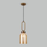 Подвесной светильник Eurosvet Flou 50229/1 янтарный