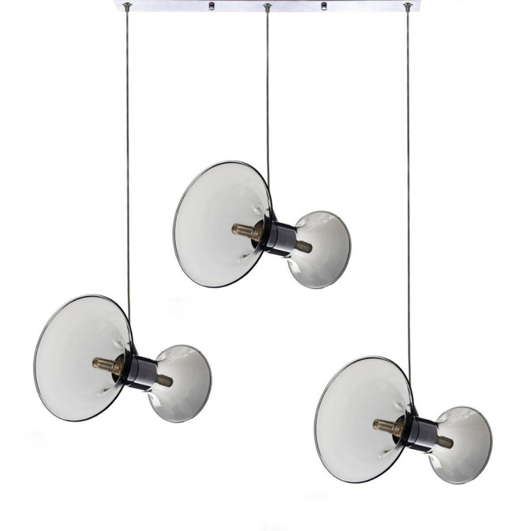 Подвесная люстра Lumina Deco Warni LDP 6819-3 GY Подвесная люстра Lumina Deco Warni LDP 6819-3 GY