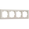 Рамка Werkel Stark на 4 поста слоновая кость WL04-Frame-04-ivory 4690389046537