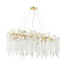 5005/12 HALL ODL23 639 золотой/прозрачный металл/хрусталь Люстра G9 12*40W BANCHE