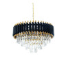 Подвесная люстра Lumina Deco Funneli LDP 6003-550 BK+F.GD Подвесная люстра Lumina Deco Funneli LDP 6003-550 BK+F.GD