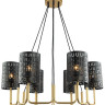 Подвесная люстра Lumien Hall Ноэль 4005/6P-GD-BK