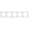 Рамка Werkel Stark на 5 постов белый WL04-Frame-05-white 4690389059377