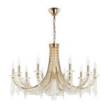 5063/10 CLASSIC ODL24 647 золото/прозрачный/металл/хрусталь Люстра E14 10х40W CAPEL