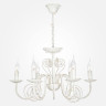  Подвесная люстра Eurosvet 60018/6 белый с золотом
