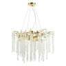 5005/8 HALL ODL23 639 золотой/прозрачный металл/хрусталь Люстра G9 8*40W BANCHE
