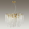 5005/8 HALL ODL23 639 золотой/прозрачный металл/хрусталь Люстра G9 8*40W BANCHE