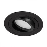 A2167PL-1BK Светильник потолочный встраиваемый TARF для MR16 Ø92x22мм черный IP20 монтаж Ø80мм