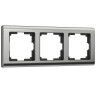 Рамка на 3 поста Werkel Metallic глянцевый никель W0031602 4690389159053