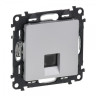 Розетка телефонная Legrand Valena Life RJ-11, 1 выход, алюминий 753638