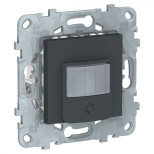 Датчик движения Schneider Electric Unica New с выключателем, антрацит