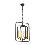 Подвесная люстра Lumina Deco Indivia LDP 1238-2 BK+MD Подвесная люстра Lumina Deco Indivia LDP 1238-2 BK+MD