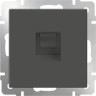Телефонная розетка Werkel RJ-11 серо-коричневая WL07-RJ-11 4690389054082