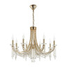 5063/8 CLASSIC ODL24 647 золото/прозрачный/металл/хрусталь Люстра E14 8*40W CAPEL