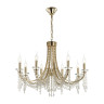 5063/8 CLASSIC ODL24 647 золото/прозрачный/металл/хрусталь Люстра E14 8*40W CAPEL
