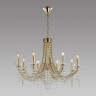 5063/8 CLASSIC ODL24 647 золото/прозрачный/металл/хрусталь Люстра E14 8*40W CAPEL