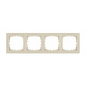Рамка LK Studio 4-постовая (бежевый) LK60 864401-1