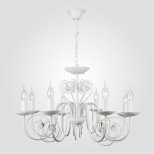  Подвесная люстра Eurosvet 60018/8 белый с золотом