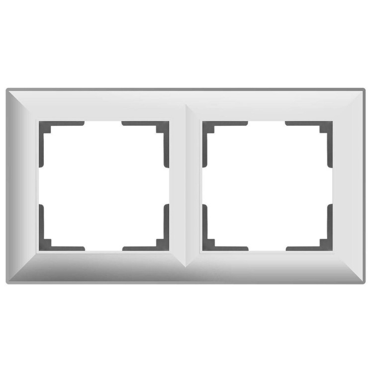 Рамка Werkel Fiore на 2 поста белый WL14-Frame-02 4690389109072