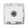 Розетка TV Legrand Valena Classic проходная 14 дБ, белая 774431