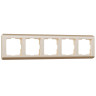 Рамка из поликарбоната на 5 постов Stream шампань W0052111