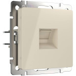 Телефонная розетка Werkel RJ11 слоновая кость WL03-RJ-11-ivory 4690389046254