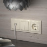 Телефонная розетка Werkel RJ11 слоновая кость WL03-RJ-11-ivory 4690389046254